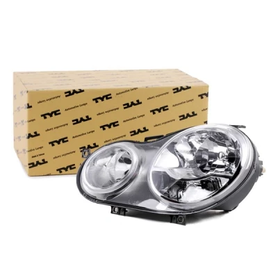 Imagen de TYC 20 0386 05 2 Faros izquierda H7, H1 con electromotor, portalámparas VOLKSWAGEN: Polo IV Hatchback, Berlina norauto, oscaro, mister