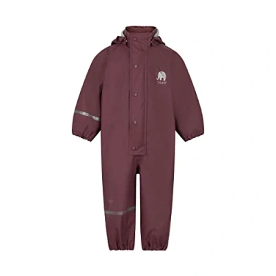 Imagen de Celavi Basic PU Rain Suit Chaqueta para Lluvia, marrón, 100 cm Unisex niños