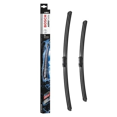 Imagen de Escobilla limpiaparabrisas Bosch Aerotwin A698S, Longitud: 530mm/575mm − 1 juego para el parabrisas (frontal) Válidas únicamente vehículos con volante a la derecha (UK)