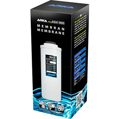 Imagen de ARKA myAQUA 1900 Membrana Filtro de Alto Rendimiento, Elimina hasta el 99% Todos los contaminantes y bacterias del Agua, Esencial para Agua ósmosis Pura.