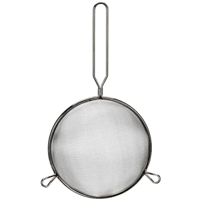 Imagen de IBILI 704018 Colador Malla Media Bola INOX Clasica 18 x 10 cm, Color Plata