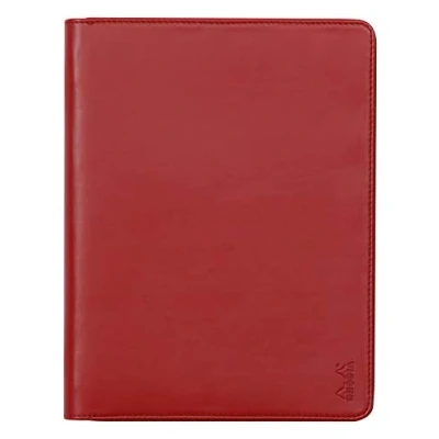 Imagen de Clairefontaine ES RHODIA 168106C Carpeta portadocumentos Rhodiarama Coquelicot para bloc de notas y carnets A5 o A5+ Tamaño cerrado 19,5 x 25,5 cm Funda tablet piel sintética