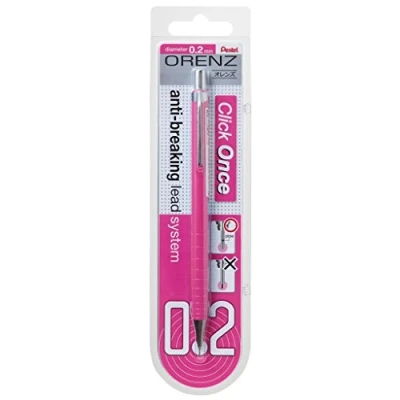 Imagen de Pentel XPP502 PX 0,2 mm de grosor trazo, 100% inastillable en tarjeta blíster, rosa