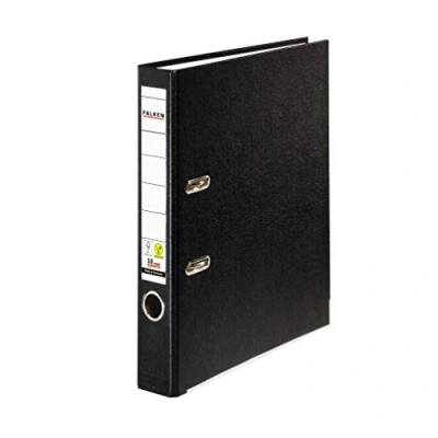 Imagen de Carpeta Falken S de polipropileno, color, DIN A4, color Negro estrecho