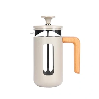 Imagen de La Cafetière Pisa Cafetera de acero inoxidable, con leche, en caja regalo (capacidad 350 ml, capacidad para 3 tazas)