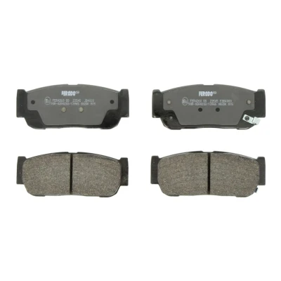 Imagen de FERODO PREMIER ECO FRICTION FDB4000 Juego de pastillas freno con avisador acústico desgaste sin accesorios SSANGYONG: Rodius I, Kyron
