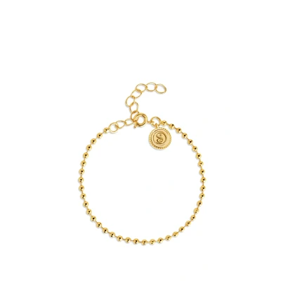 Imagen de SINGULARU Pulsera Pebbles. Latón con Acabado Baño de Oro 18 Kt. Perlas Cultivas. Largo cadena 18.5 cm. Joyas para Mujer