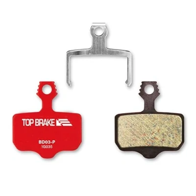 Imagen de TOP BRAKE pastillas de freno disco bicicleta para Sram Level T,TL, Ultimate B1, Avid Elixir 1 3 5 7 9 R ER CR Mag XX,X0,XXWC DB1,3,5 (Premium E+ Dorado)