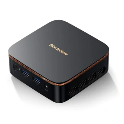 Imagen de Blackview MP20 Mini PC Intel N150 12th Gen Win 11 Pro, hasta 3.6 GHz, 16 GB RAM, 512 M.2 SSD, Ordenador de Sobremesa 4K Dual Display HDMI/DP, WIFI/BT/RJ45 LAN, Casa/Oficina/Escuela