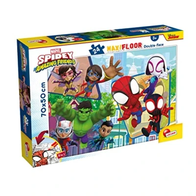 Imagen de Liscianigiochi Marvel Puzzle DF Maxi Floor 24 Spidey
