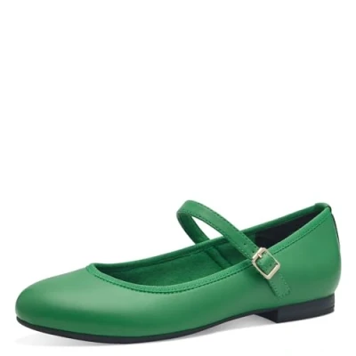 Imagen de MARCO TOZZI Mujer 2 24226 42, Zapatos Tipo Ballet, Verde, 39 EU