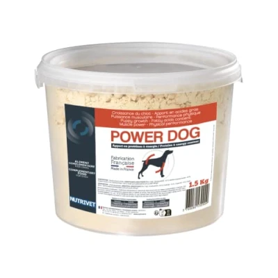 Imagen de NUTRIVET Alimento complementario para Perros Power Dog Recipiente 1,5 Kg