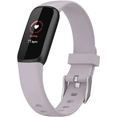 Imagen de Shieranlee Pulsera de Repuesto Compatible para Fitbit Luxe Activity Tracker Pulseras QuickFit silicona premium,talla pequeña