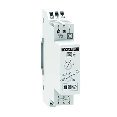 Imagen de Receptor para Iluminacion ONN/OFF Delta dore Tyxia 4910 6351386en carril DIN