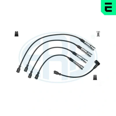 Imagen de ERA 883030 Juego de Cables Encendido 5 VOLKSWAGEN: GOLF 2, AUDI: 80 B4 Berlina, Avant, B3