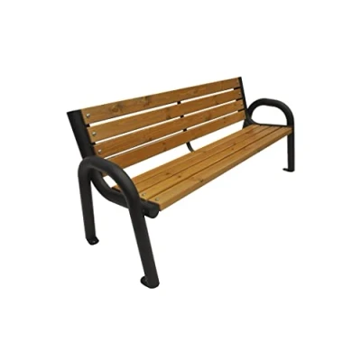 Imagen de Primario Grande Banco de jardín, parque madera Muebles exterior con capacidad carga 350 kg resistente a la intemperie, diseño escandinavo (Primario