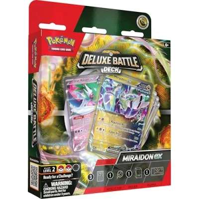 Imagen de Pokémon TCG: Miraidon ex Deluxe Battle deck (Ready to play 60 card &amp; Accessories)