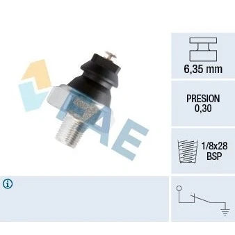 Imagen de Interruptor de presión aceite FAE 12240