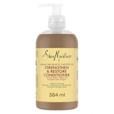 Imagen de Shea Moisture Jamaican Black Castor Oil Strengthen &amp; Restore Rinse Out Conditioner 384ml
