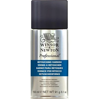 Imagen de Winsor &amp; Newton aditivo para óleo Barniz retoques Spray 150ml