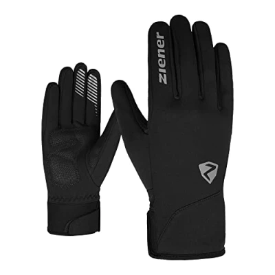 Imagen de Ziener Unisex SMU 20 Bike 234 Guantes de Ciclismo para Invierno (Suave, Acolchados, Transpirables, Negros, 9,5)