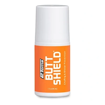 Imagen de 2Toms ButtShield Película protectora ccontra rozaduras de la silla, quemaduras por fricción, erupciones en el área los glúteos y las &quot;zonas riesgo&quot; (Roll On 45 ml)