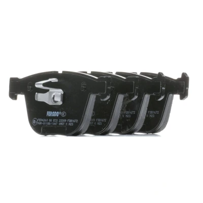 Imagen de FERODO PREMIER ECO FRICTION FDB1672 Juego de pastillas freno preparado para indicador desgaste con clip émbolo sin accesorios BMW: 6 Coupé, 7