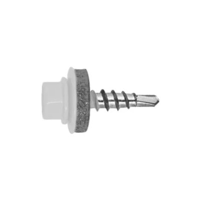 Imagen de Index AFBL144835 Tornillo punta broca reducida cubierta metal madera + arandela P 14 4,8x35 RAL 9010