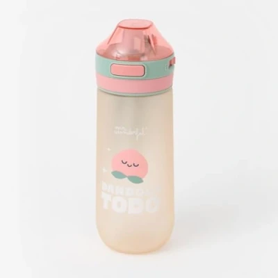 Imagen de Mr. Wonderful Botella para Agua Hermética Mensaje impreso &#039;Dándolo todo&#039; Fabricada en Tritan libre de BPA 600 ml