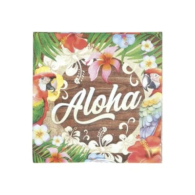 Imagen de Fiestas GUIRCA 20 Servilletas de Verano Desechables (16x16 cm) Decoración Mesa para Graduación y Celebraciones Hawaianas Ideal Eventos Multicolor