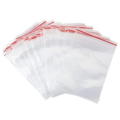 Imagen de Carehabi 100 Bolsas con cremallera Bolsa extraíble transparente de plástico transparentes (10 x 15)