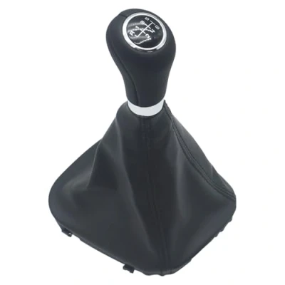 Imagen de Arotzelox Pomo de palanca cambios 6 velocidades+fuelle+marco para clase CLK W209 C W203 S203 botón cambio marchas