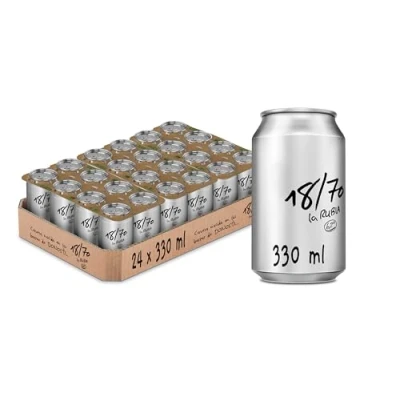 Imagen de 18/70 La Rubia Cerveza Especial Pack Lata, 24 x 33cl