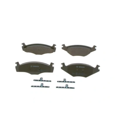 Imagen de BOSCH 0 986 494 057 Juego de pastillas freno Low Metallic Chapa antichirridos, con instrucciones montaje SEAT: Ibiza 2, Córdoba I Berlina
