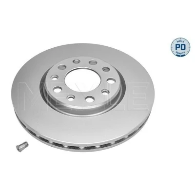 Imagen de MEYLE 15 521 0006/PD Disco de freno Eje delantero 281 26,2 5 110 ventilado revestido láminas zinc con tornillos ALFA ROMEO: Giulietta Hatchback