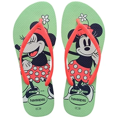 Imagen de Havaianas Slim Disney, Chanclas Mujer, Jardín Verde, 33/34 EU