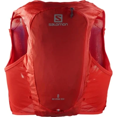 Imagen de Salomon Adv Hydra Vest 8 Chaleco de Hidratación Trail Running Senderismo MTB Unisexo, Comodidad y estabilidad, Rápido acceso a la hidratación, Simplicidad, Rojo, S