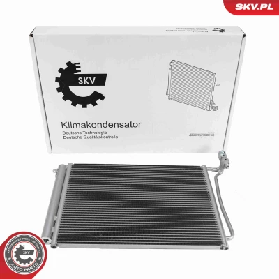 Imagen de ESEN SKV 86SKV466 Condensador con secador Aluminio 534mm BMW: X5 (E53) 4.4 i, 3.0 d, 4.6 is, 4.8 is 2000 2006