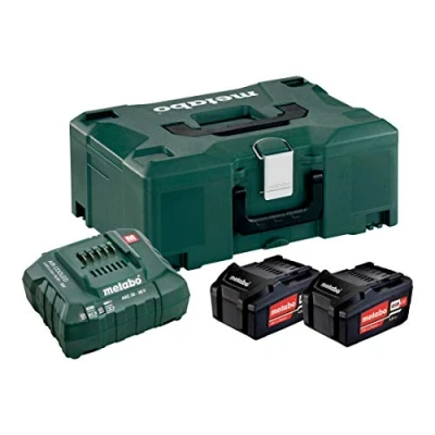 Imagen de Metabo Basic Set 2x 4,0 Ah 18 V / combo de baterías y cargador