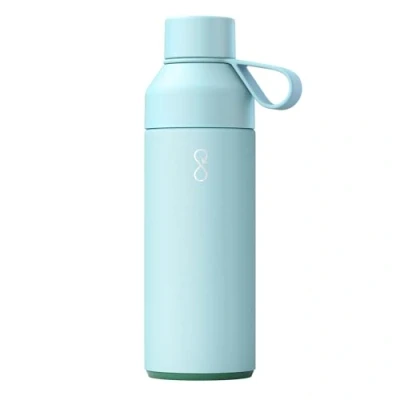 Imagen de Ocean Bottle Botella de agua reutilizable acero inoxidable reciclado, ecológica y reutilizable, color azul cielo, 34 onzas