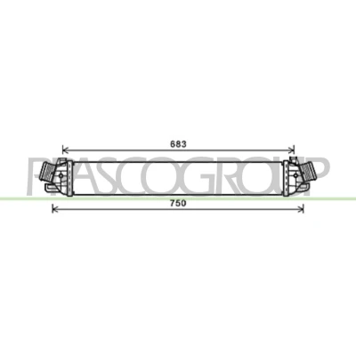 Imagen de PRASCO AA344N003 Intercooler ALFA ROMEO: Giulietta Hatchback