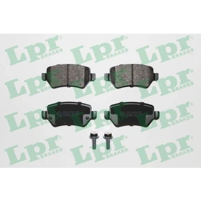 Imagen de LPR 05P1650 Juego de pastillas freno con tornillos OPEL: Zafira B, Astra H GTC, Hatchback, VAUXHALL: Mk5