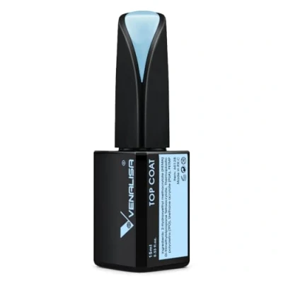 Imagen de VENALISA 15ml Top Coat y Semipermanente Strong Soak Off UV LED gel barniz capa superior sin toallitas esmalte Semipermanentes Perfecto para Principiantes