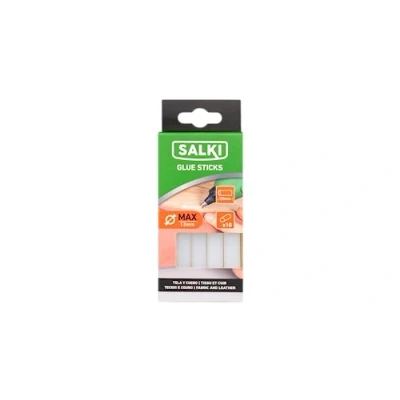 Imagen de SALKI Barras de cola Tela/cuero (MAX) 100% reciclable Secado rápido Uso exclusivo con pistolas termofusible Óptimo para encolado en telas y cueros