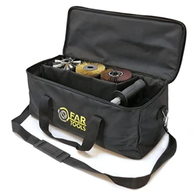 Imagen de MyREXBAG Bolsa de transporte y almacenamiento diseñada para el renovador montado REX120 + 6 cepillos 3 pinceles precisión accesorios