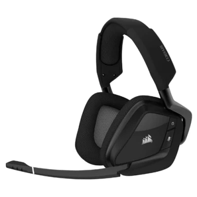 Imagen de Auriculares gaming Corsair Void Elite Wireless, De diadema, Inalámbricos, Multiplataforma, Hasta 16 horas, Negro Carbón