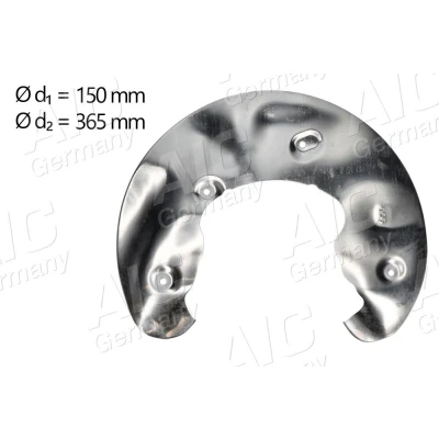 Imagen de AIC 56400 Chapa Protectora de Disco Freno Eje delantero, derecha AUDI: A4 B8 Berlina, Avant, A5 Sportback