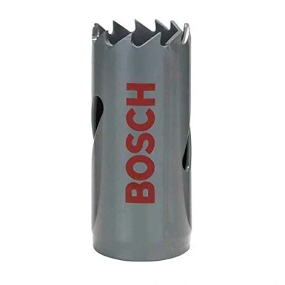 Imagen de Bosch Professional 1x Sierra de corona HSS bimetálica para corte suave (en distintos materiales, Ø 22 mm, accesorios taladro)