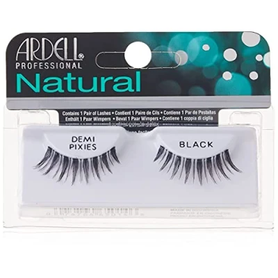 Imagen de Forever Living Ardell Pestañas Postizas Naturales Demi Pixies Black Incluye Pegamento, color Negras