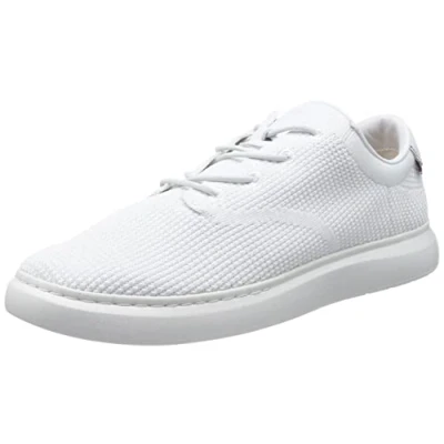 Imagen de Tommy Hilfiger Hombre Sneaker Híbrida Knit Hybrid Shoe Zapatillas, Blanco (White), 45 EU